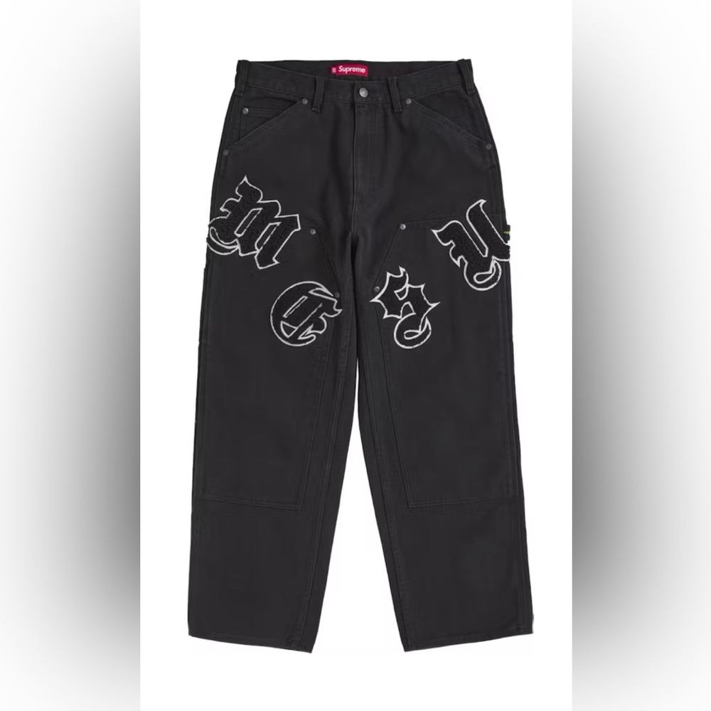Supreme Black Cargo Pants